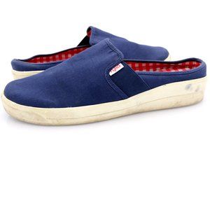 Ryka Valerie Womens Blue Canvas Slip On Shoes